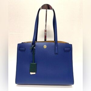 Tory Burch Walker Satchel Medium  - Midnight Swim NWT